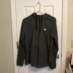 Nike men’s zipper hoodie large